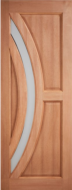 External Hardwood Harrow (OBSCURE GLASS) M&T Un-Finished Door